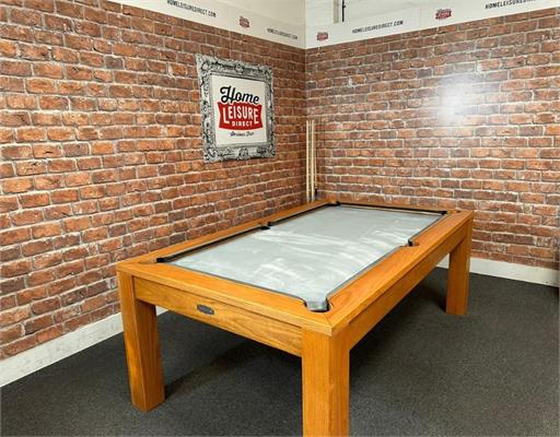 Signature Chester Oak Solid Wood Pool Dining Table - 7ft: Warehouse Clearance